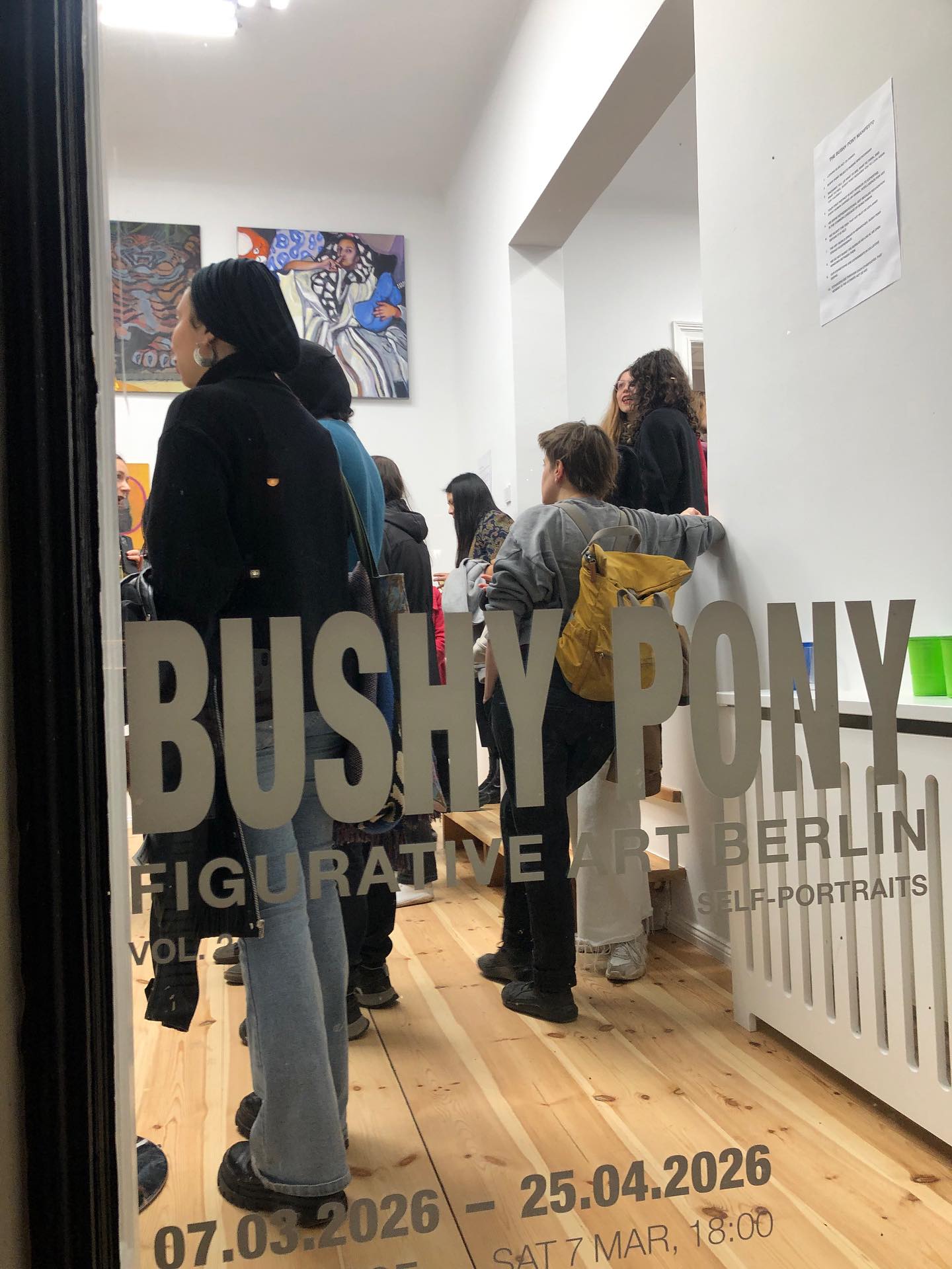 Grand Opening at @bushypony Figurative Art Gallery, Dieffenbachstraße 38 …