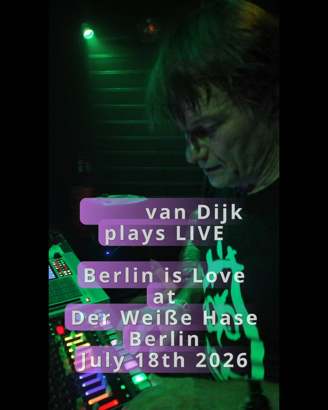 Berlin is Love. Live at @der_weisse_hase_berlin last Saturday, live with the …
