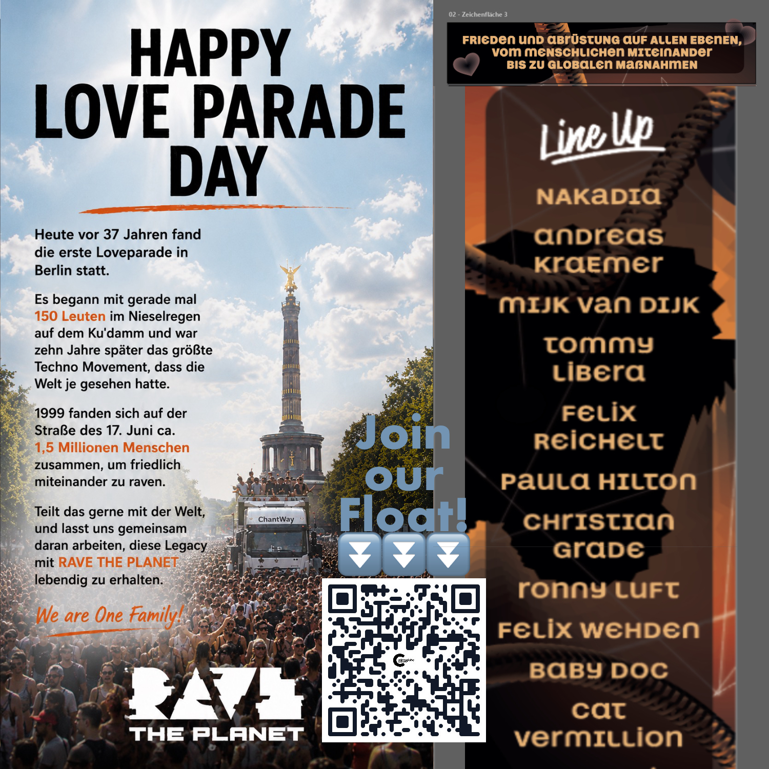 Today marks 37 years since the first Loveparade took place in Berlin