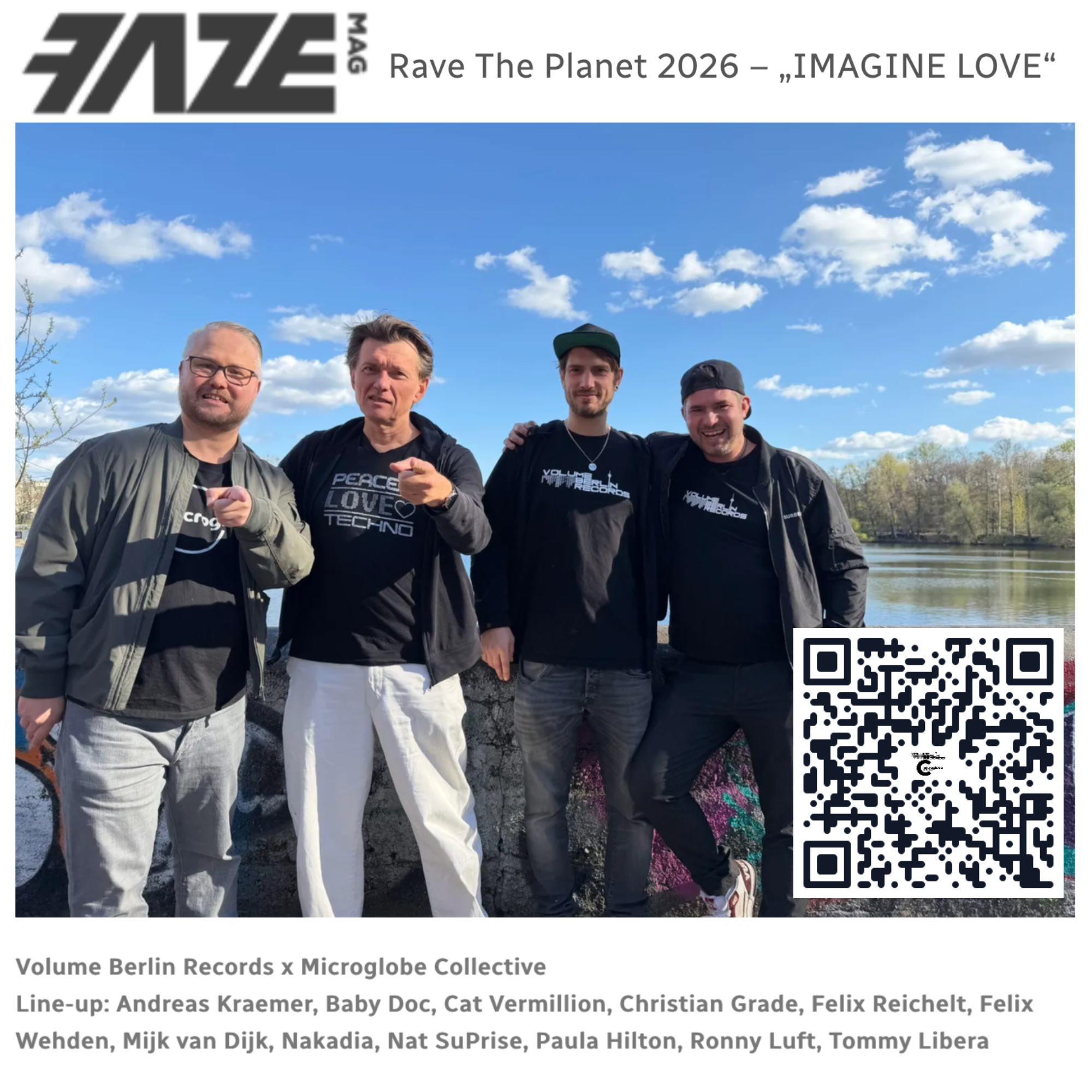 German @fazemag presents all the participating floats of the @ravetheplanet …