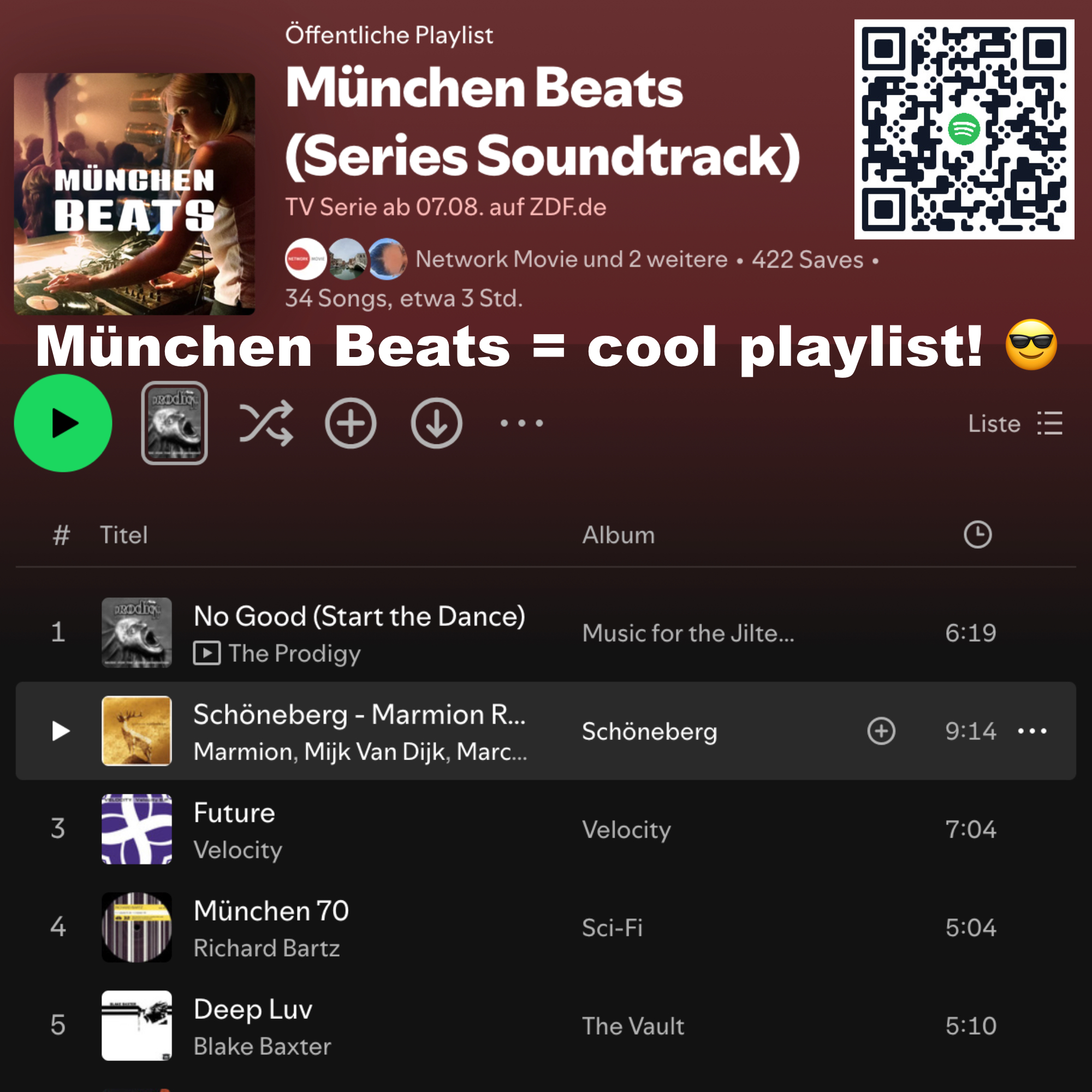 München Beats playlist = cool! 😎