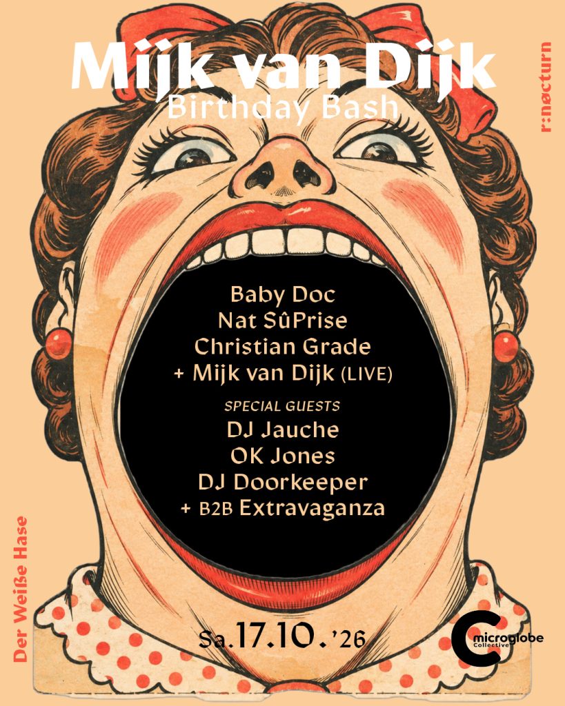 Flyer Berlin · Der Weiße Hase, Mijk van Dijk’s Birthday Bash